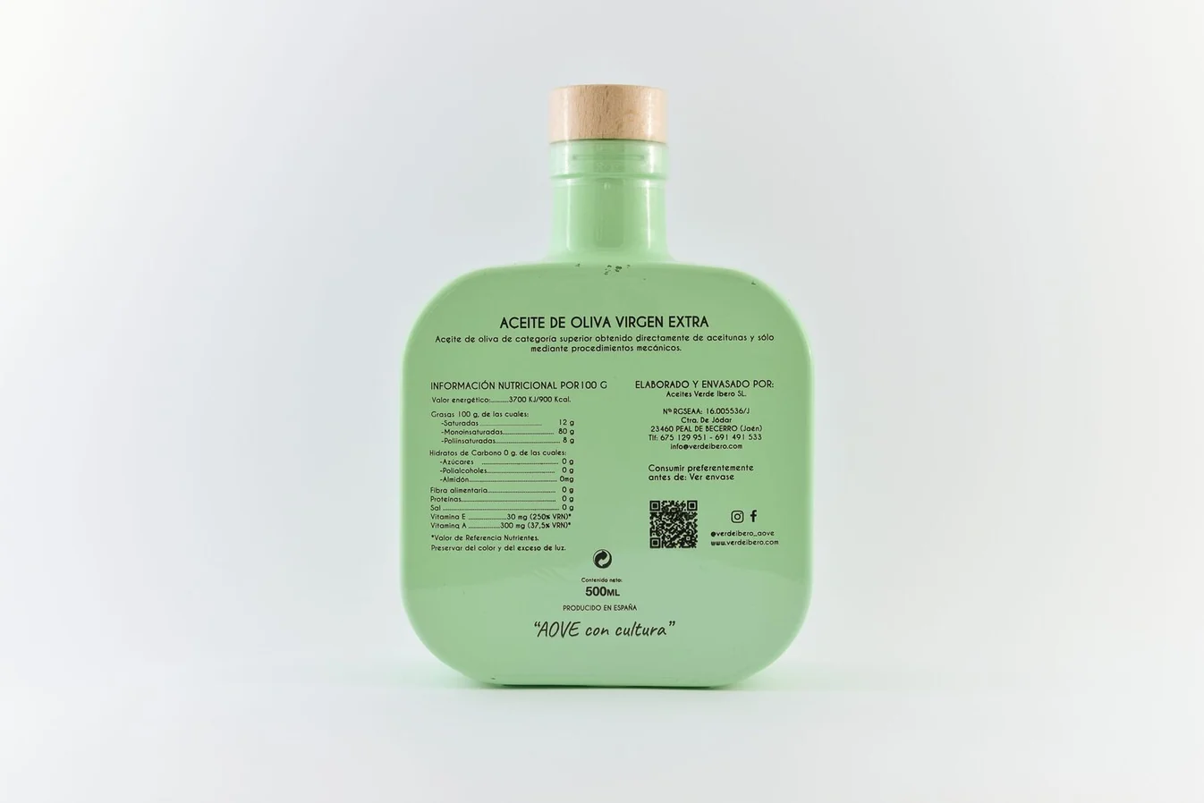 Verde Ibero Picual Nefiltruotas Extra Virgin alyvuogių aliejus 500ml - Image 6